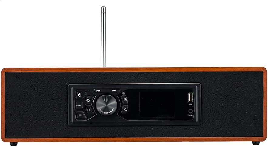 Kit De Radio DIY FM/DAB+ Con Bluetooth - Incluye Pantalla TFT, Carcasa Acrílica Y Altavoces, Para Montar Tú Mismo (color Rojo)