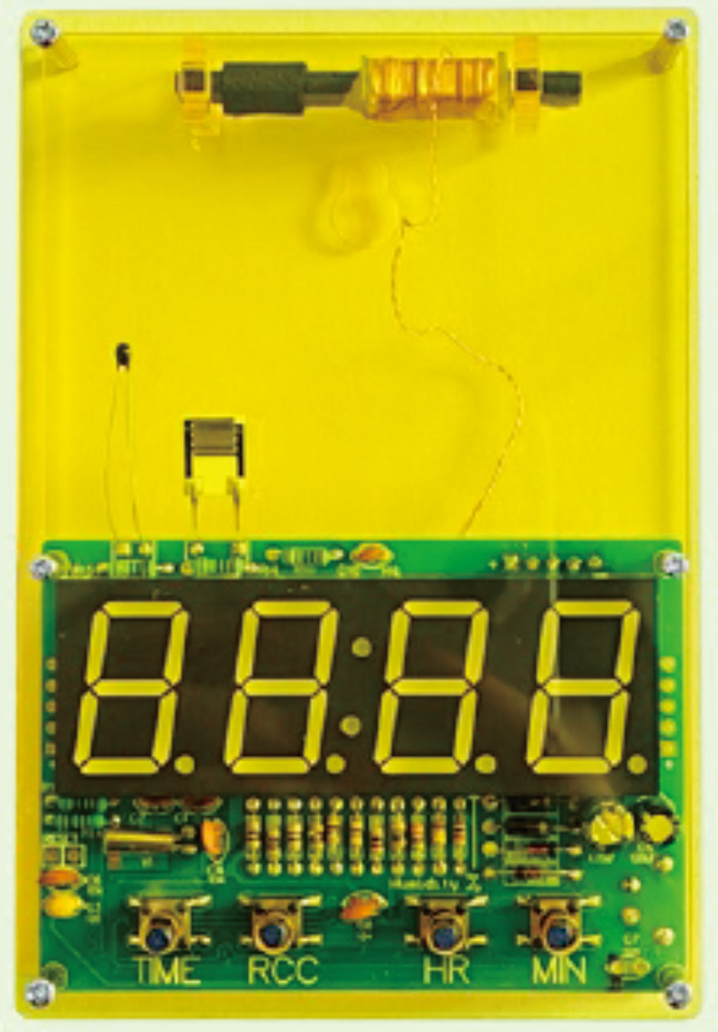 ALANO DCF77 77kHz NIST Funkuhrmodule, 30dB High Gain Atomuhr Empfängermodul, 100mm Antenne 1,2 bis 5V Betriebsspannung für Radio/Radiowecker/Timer