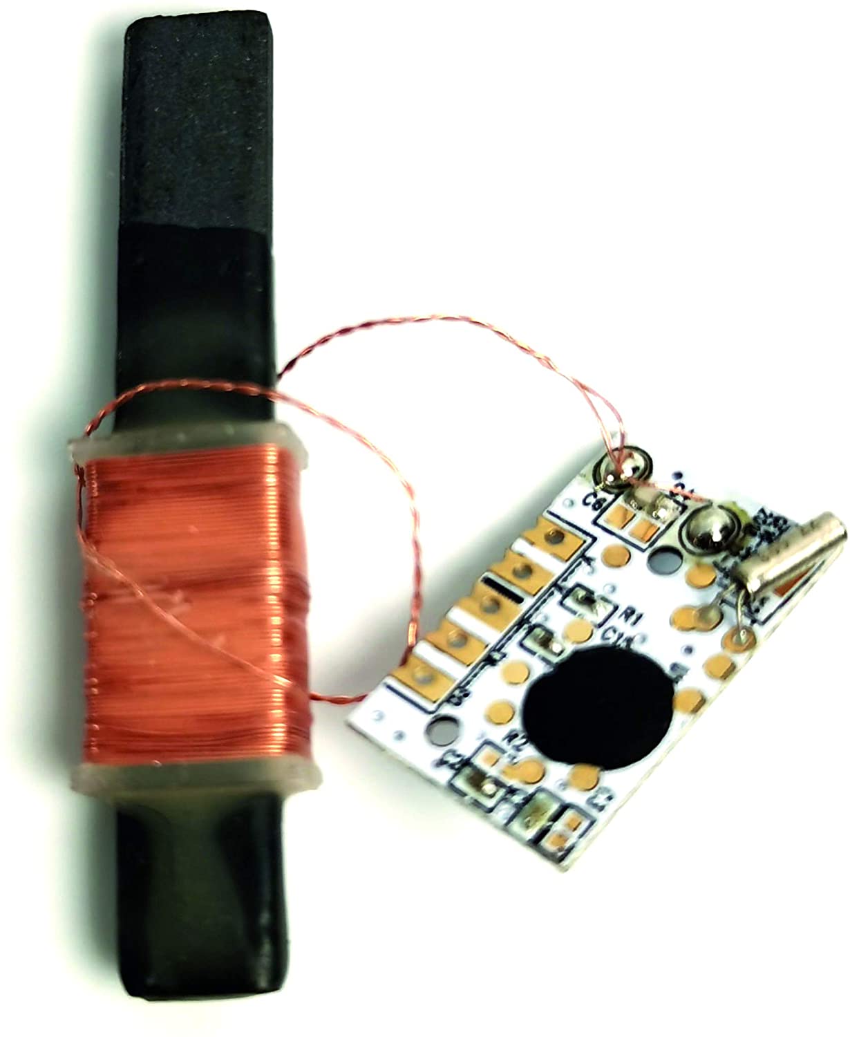 ALANO DCF77 77kHz NIST Funkuhrmodule, 30dB High Gain Atomuhr Empfängermodul, 100mm Antenne 1,2 bis 5V Betriebsspannung für Radio/Radiowecker/Timer