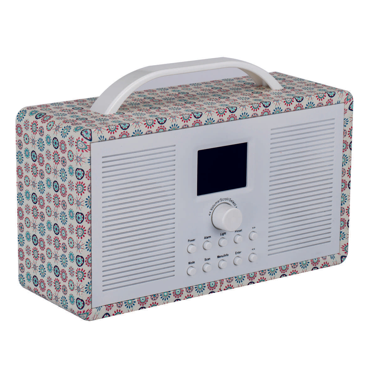 Radio multifonctionnelle AOVOTO FM/DAB+ Bluetooth Aux In, radio DAB avec réveil et minuterie de sommeil et écran couleur TFT 2,4 (DAB_TB_05)