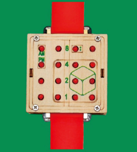 DIY LED BCD Watch Kit - Build Your Own Digital Watch with Game &amp; Date Functions | Perfect Educational Soldering Project for Teens &amp; Adults