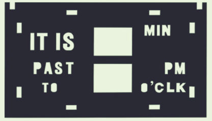 ALCK 818A2 4 Digit smart Text Clock DIY Kit