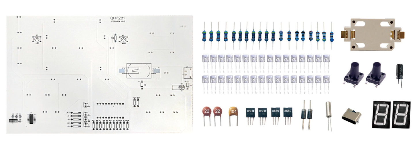 ALANO DCF77 77kHz NIST Funkuhrmodule, 30dB High Gain Atomuhr Empfängermodul, 100mm Antenne 1,2 bis 5V Betriebsspannung für Radio/Radiowecker/Timer