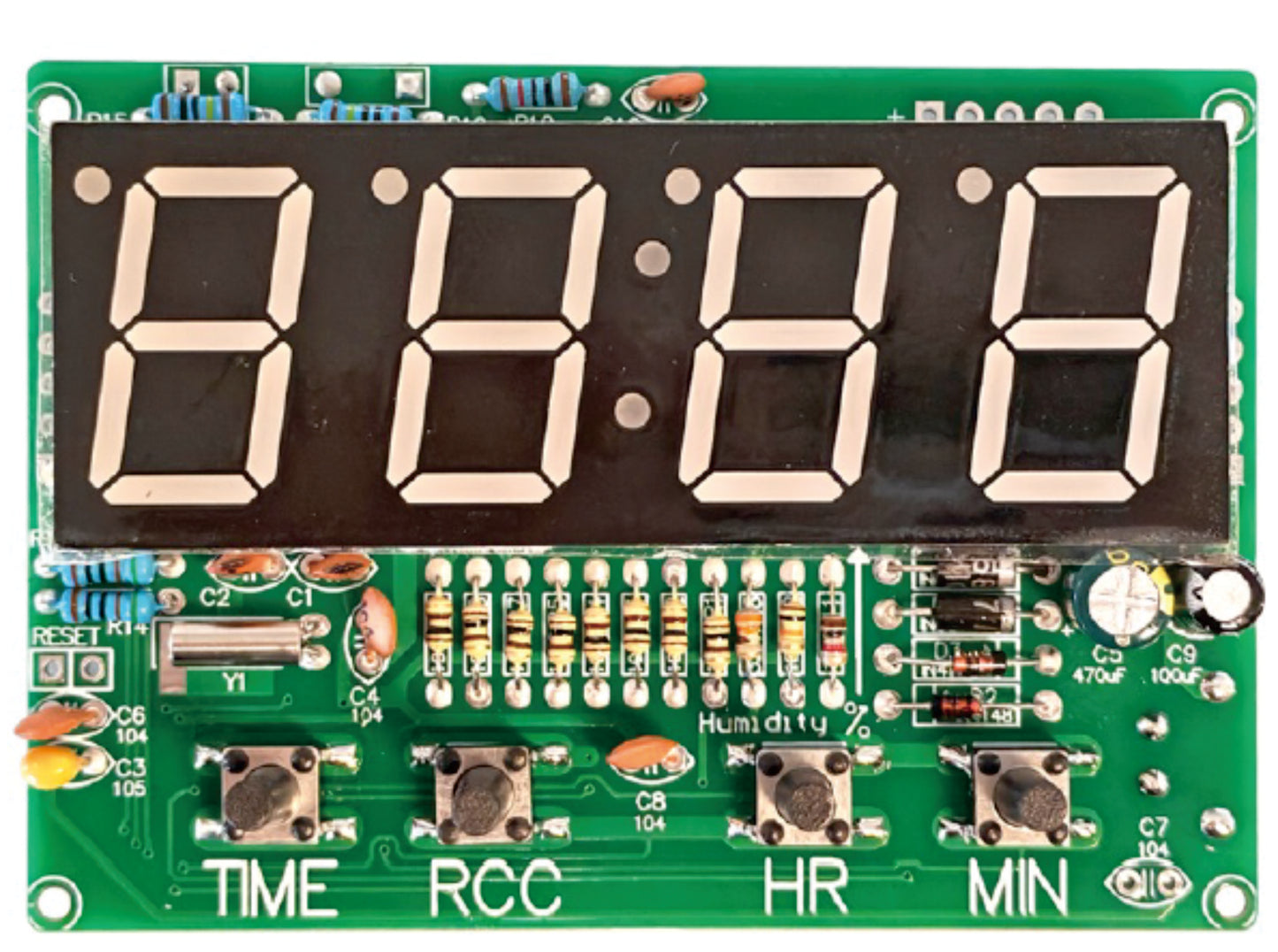 ALANO DCF77 77kHz NIST Funkuhrmodule, 30dB High Gain Atomuhr Empfängermodul, 100mm Antenne 1,2 bis 5V Betriebsspannung für Radio/Radiowecker/Timer