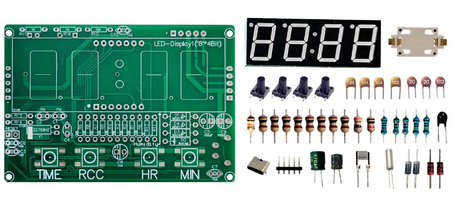 ALANO DCF77 77kHz NIST Funkuhrmodule, 30dB High Gain Atomuhr Empfängermodul, 100mm Antenne 1,2 bis 5V Betriebsspannung für Radio/Radiowecker/Timer